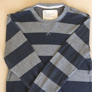 American eagle Vintage fit striped thermal L