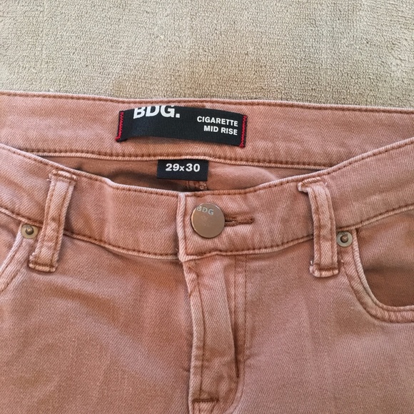 Urban Outfitters BDG Brown Tan Jeans 29x30 MidRise - Picture 2 of 8