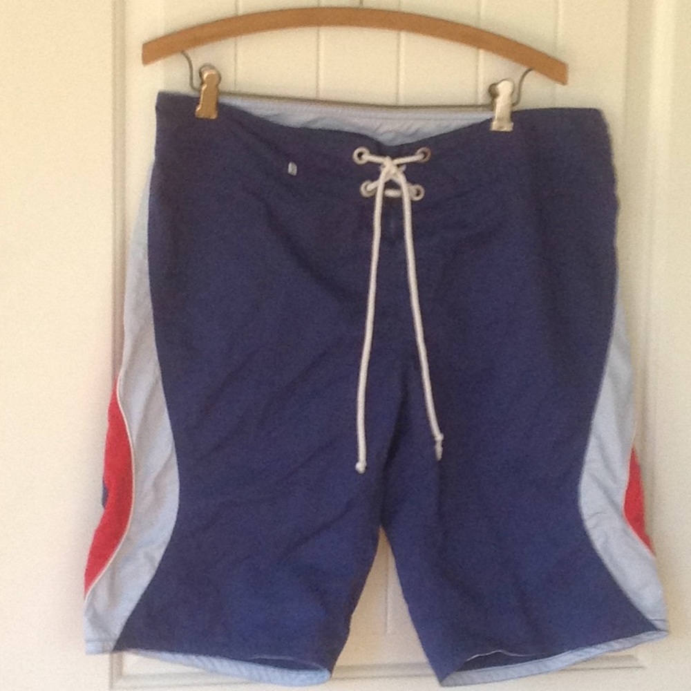 Nautical blue mes bathing suit/ shorts