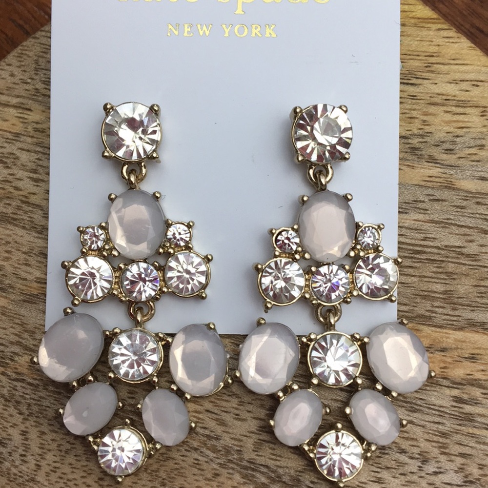 ✨SALE✨🆕kate spade ♠️ crystal chandelier earrings