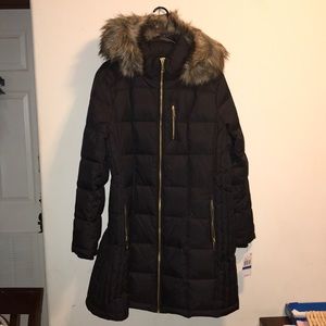 Michael Kors XL Fur Hooded Jacket AUTHENTIC!