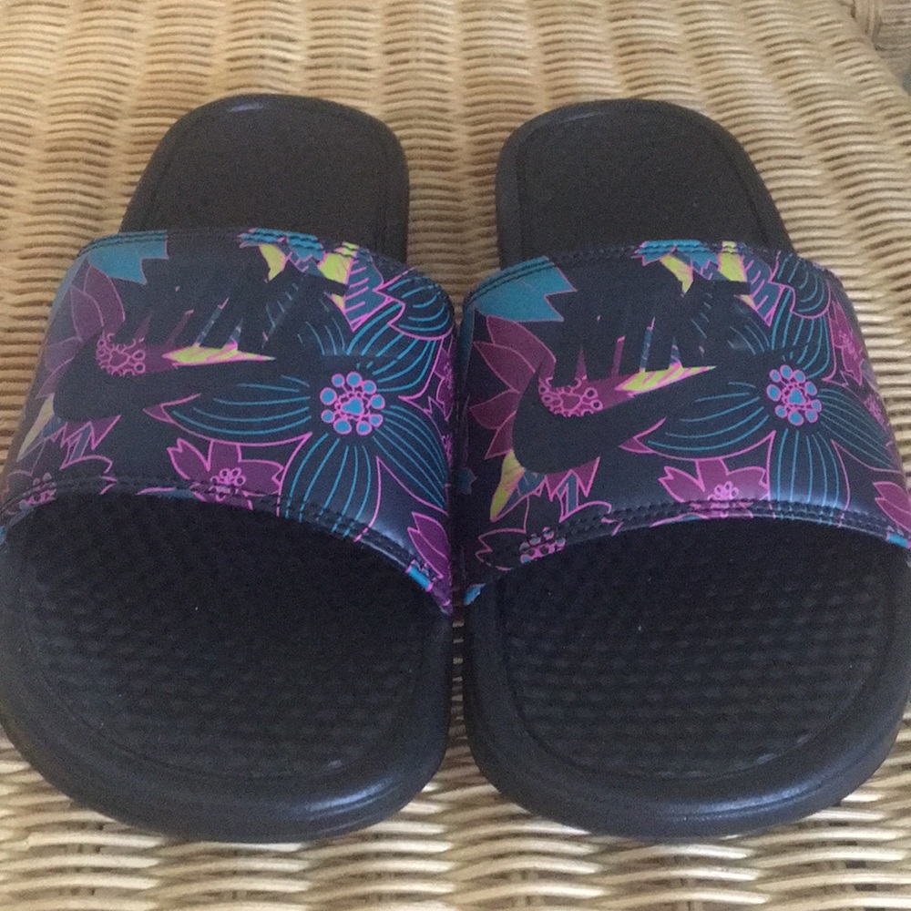 Nike tropical slides