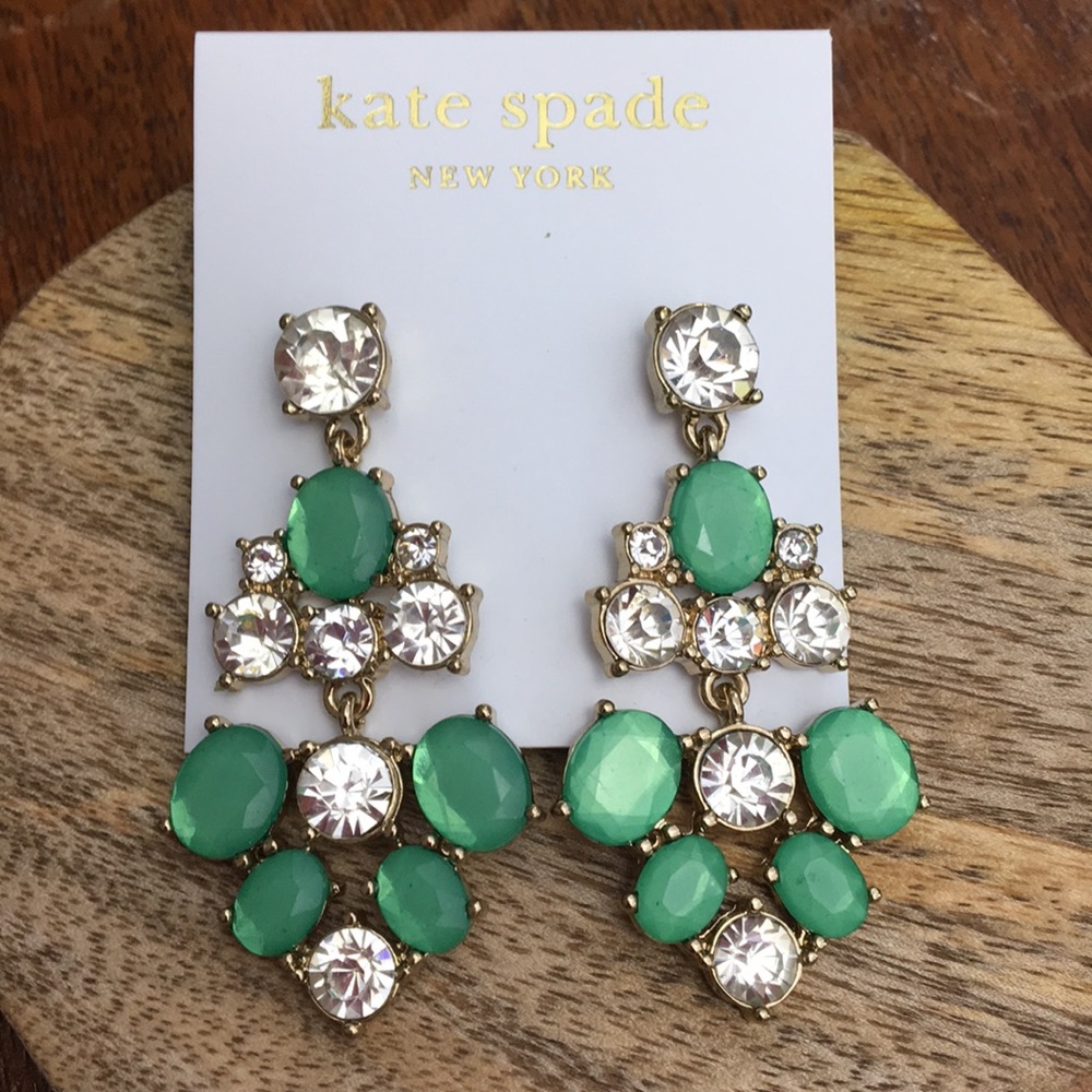 ✨SALE✨🆕kate spade ♠️ crystal chandelier earrings