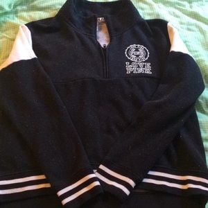 Victoria's Secret pink half zip