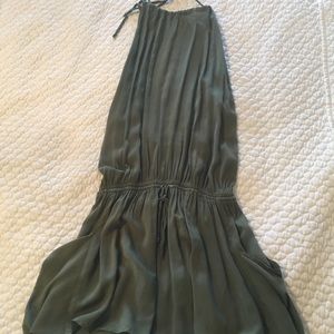 blue life halter island dress