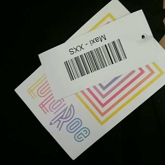 NWT Lularoe Black Polka Dot Maxi skirt XXS - Picture 2 of 4