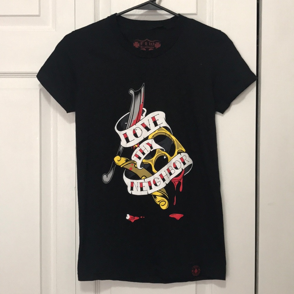 "Love Thy Neighbor" Black Tee *Limited Edition*