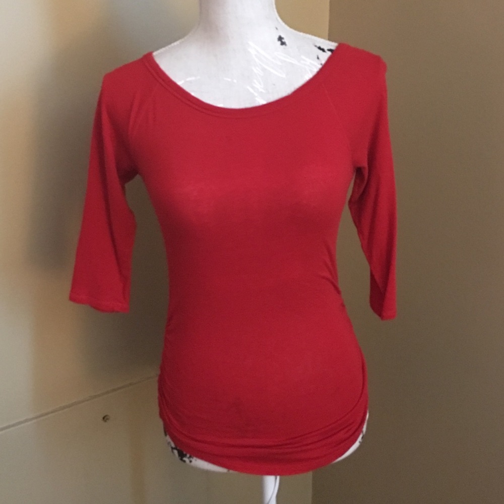 Express Ruched Side Blouse