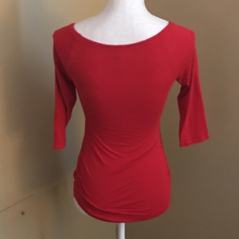 Express Ruched Side Blouse - Picture 3 of 4