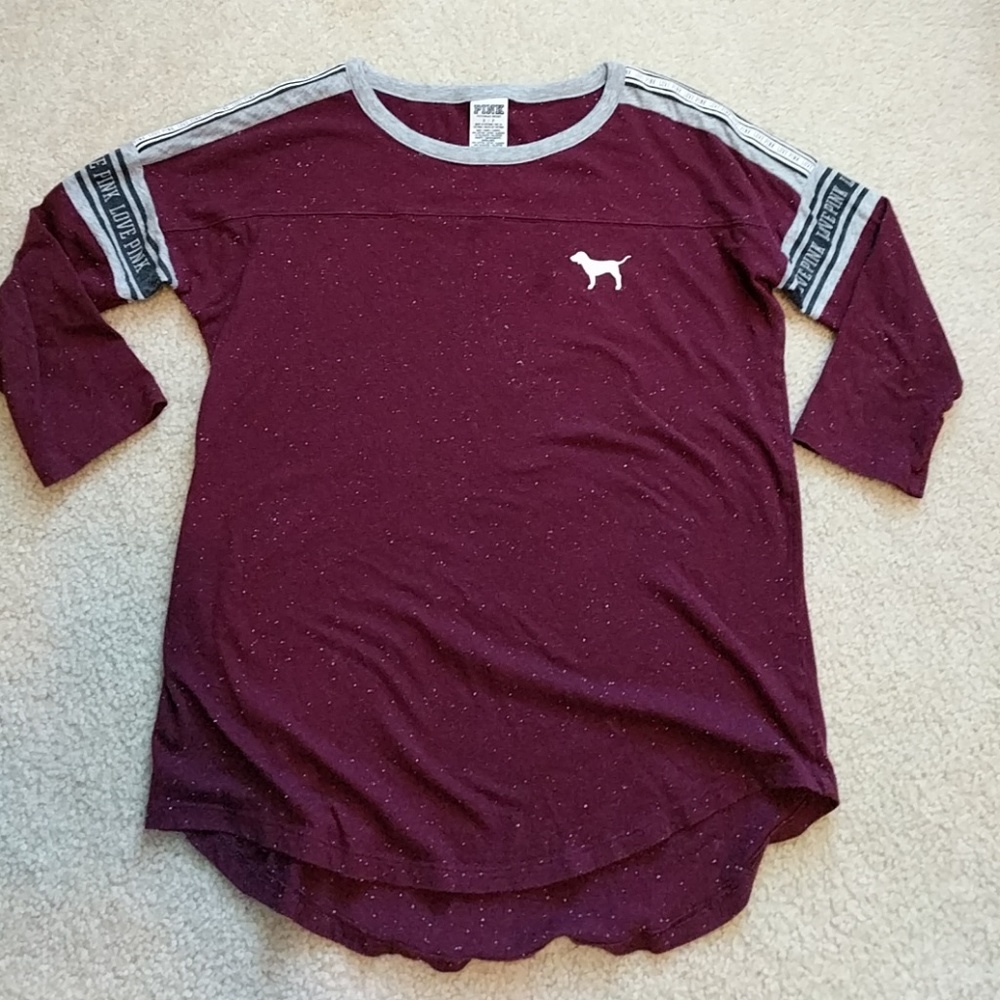 PINK quarter sleeve top