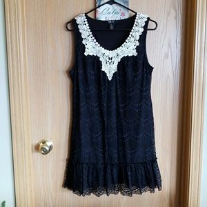 Black lace top & leggins..preloved bundle