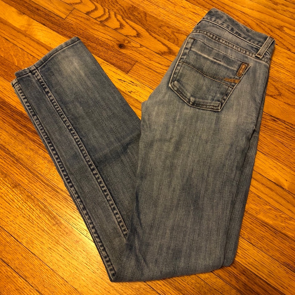 Ezra Fitch, light denim, straight leg jeans