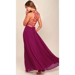 Lulu’s strappy maxi dress