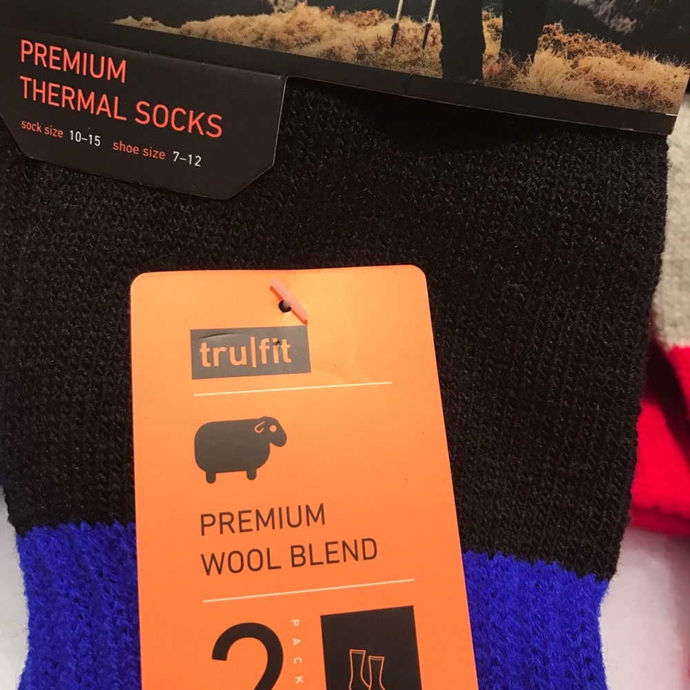 12 pr. Heavy Thick Wool Blend Thermal Socks Final - Picture 4 of 6