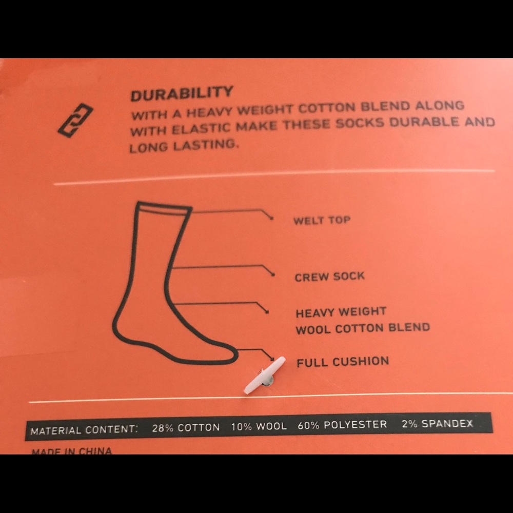 12 pr. Heavy Thick Wool Blend Thermal Socks Final - Picture 6 of 6