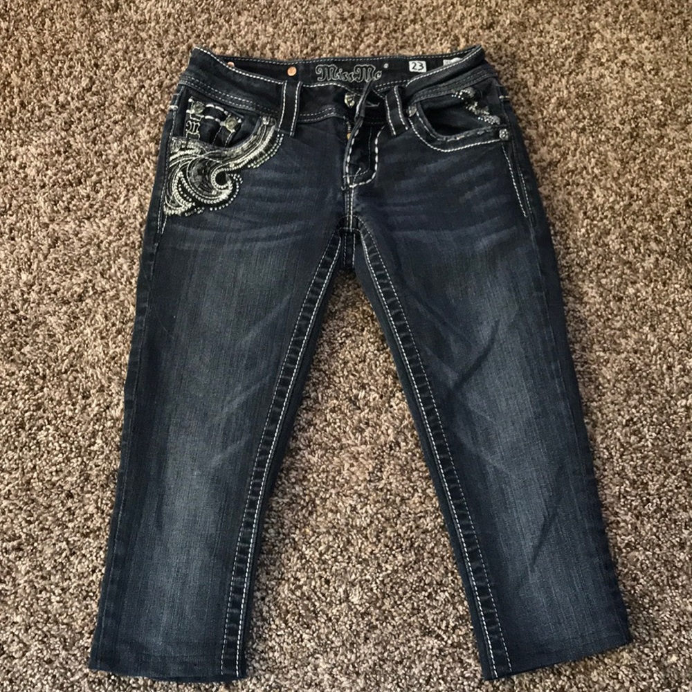 Miss Me Girls Size 23 Jeans.Hemmed