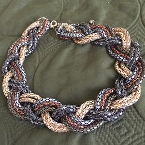 Tri-colored Necklace - 15” + 3 1/2” Extender