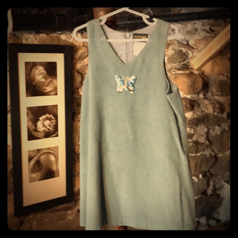 Embroidered butterflied children’s dress