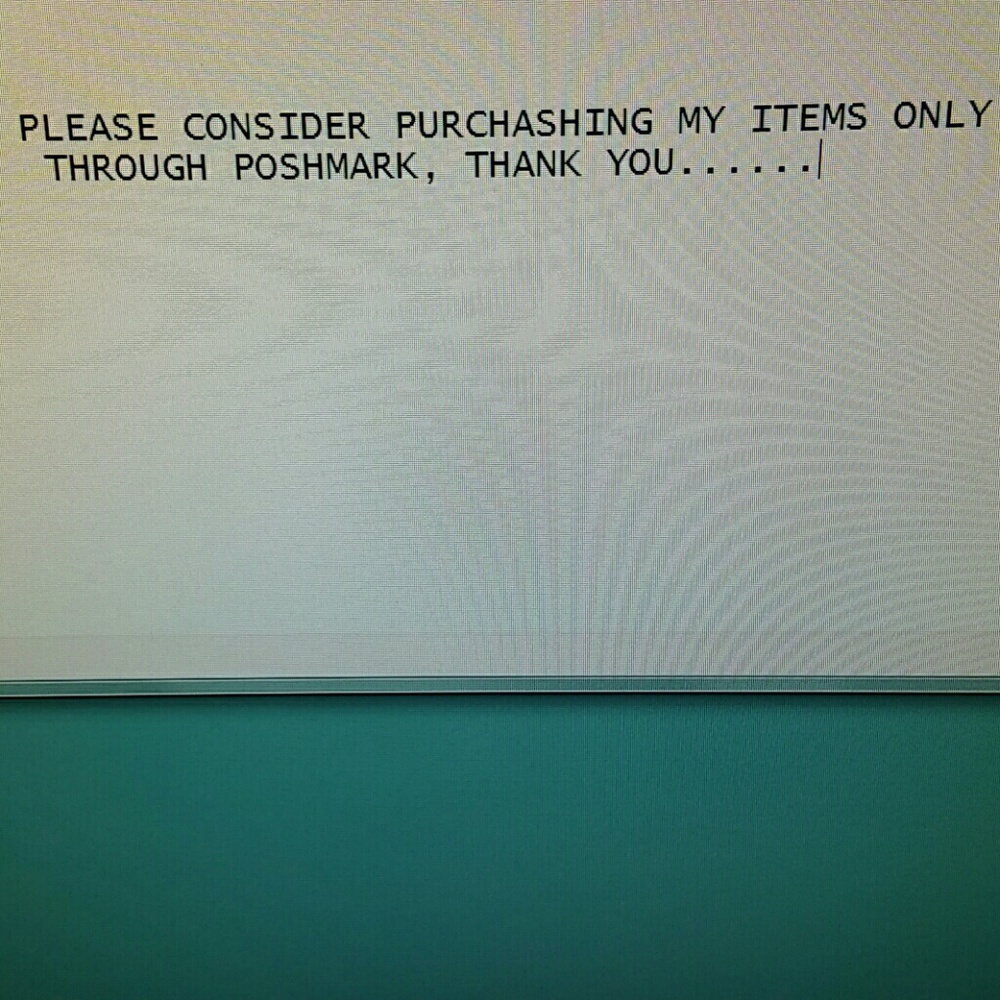 Please consider purchasing through poshmark only
