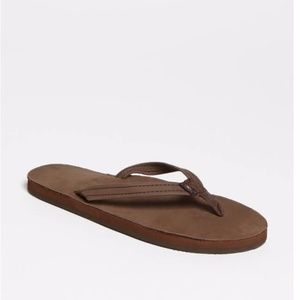 RAINBOW Narrow Strap Sandal Brown