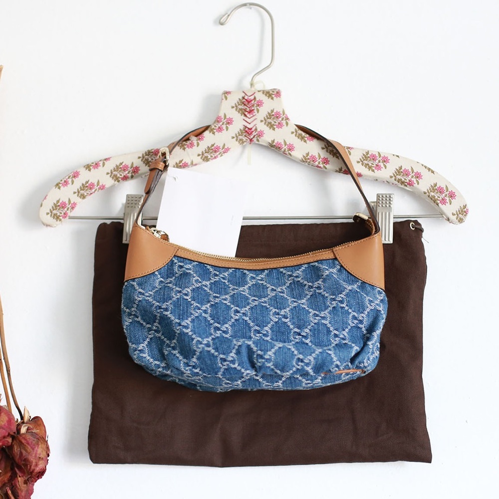 BNWT Gucci Denim monogram handbag! - Picture 3 of 6