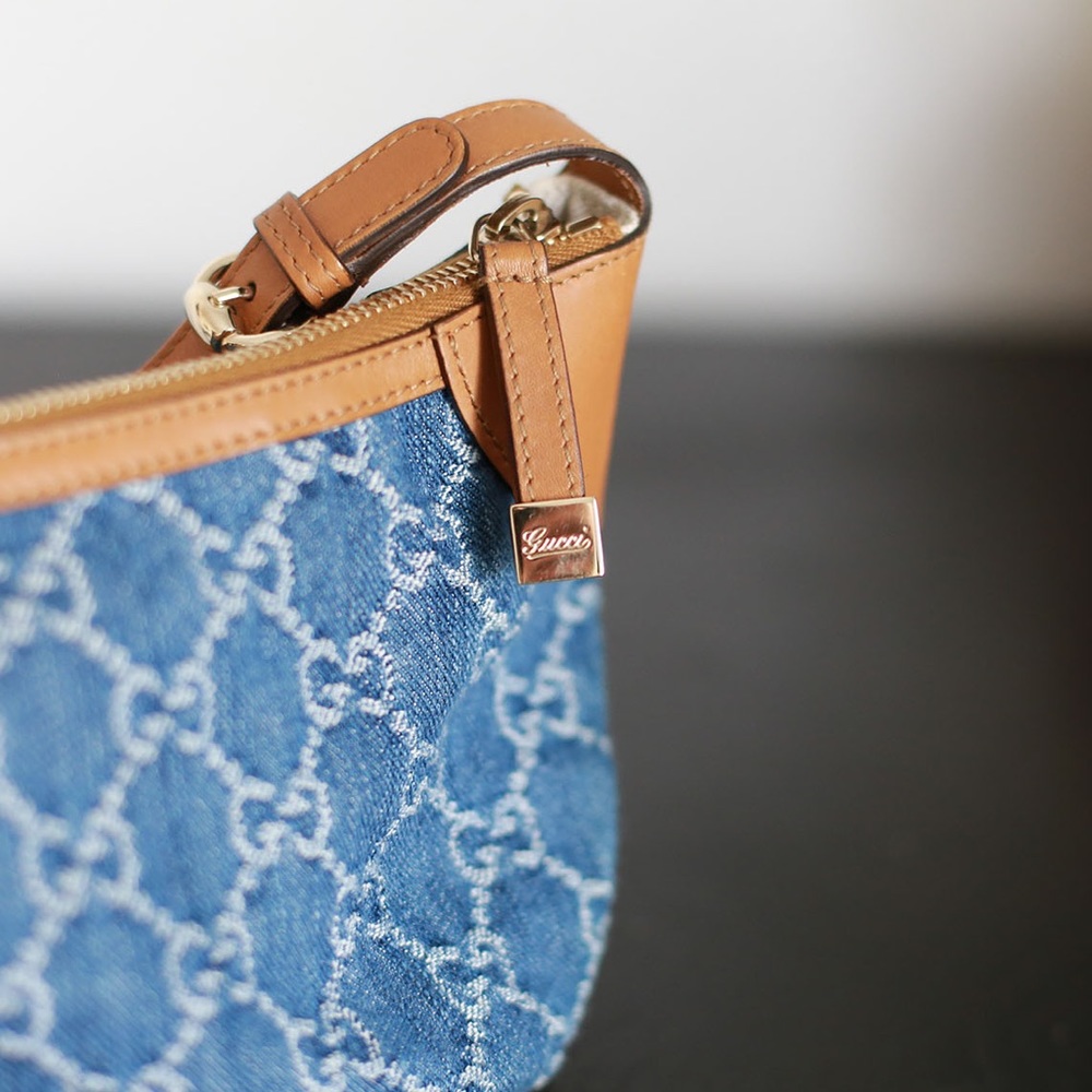 BNWT Gucci Denim monogram handbag! - Picture 4 of 6