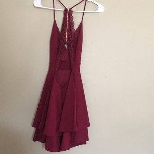 Burgundy Late Night Fantasy Dress 