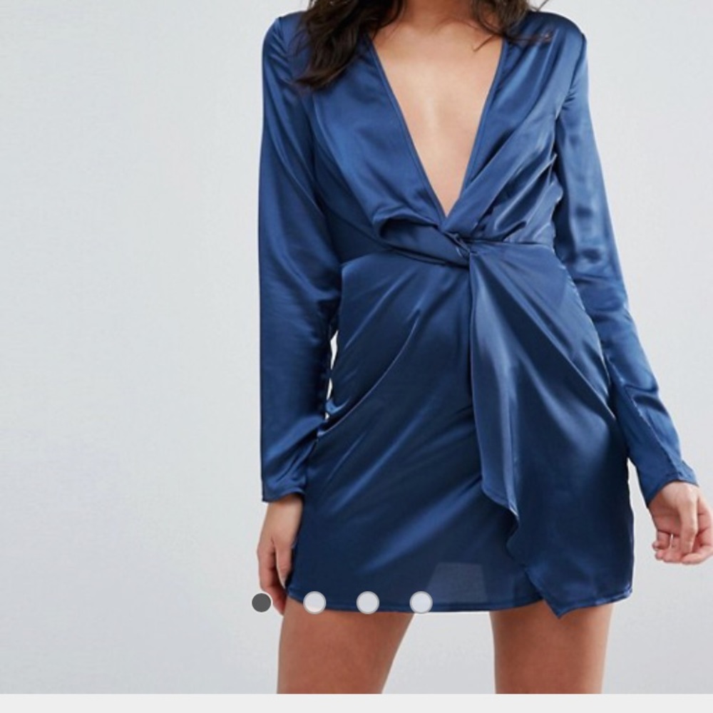 Misguided wrap dress