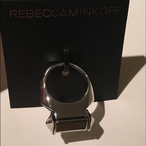 Rebecca Minkoff gunmetal ring