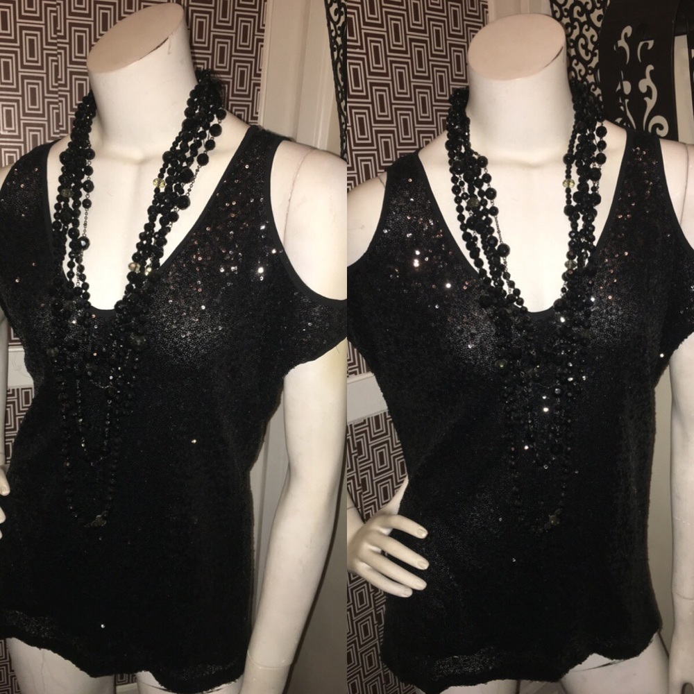 🖤SEXY BLACK SEQUIN SHIRT🖤