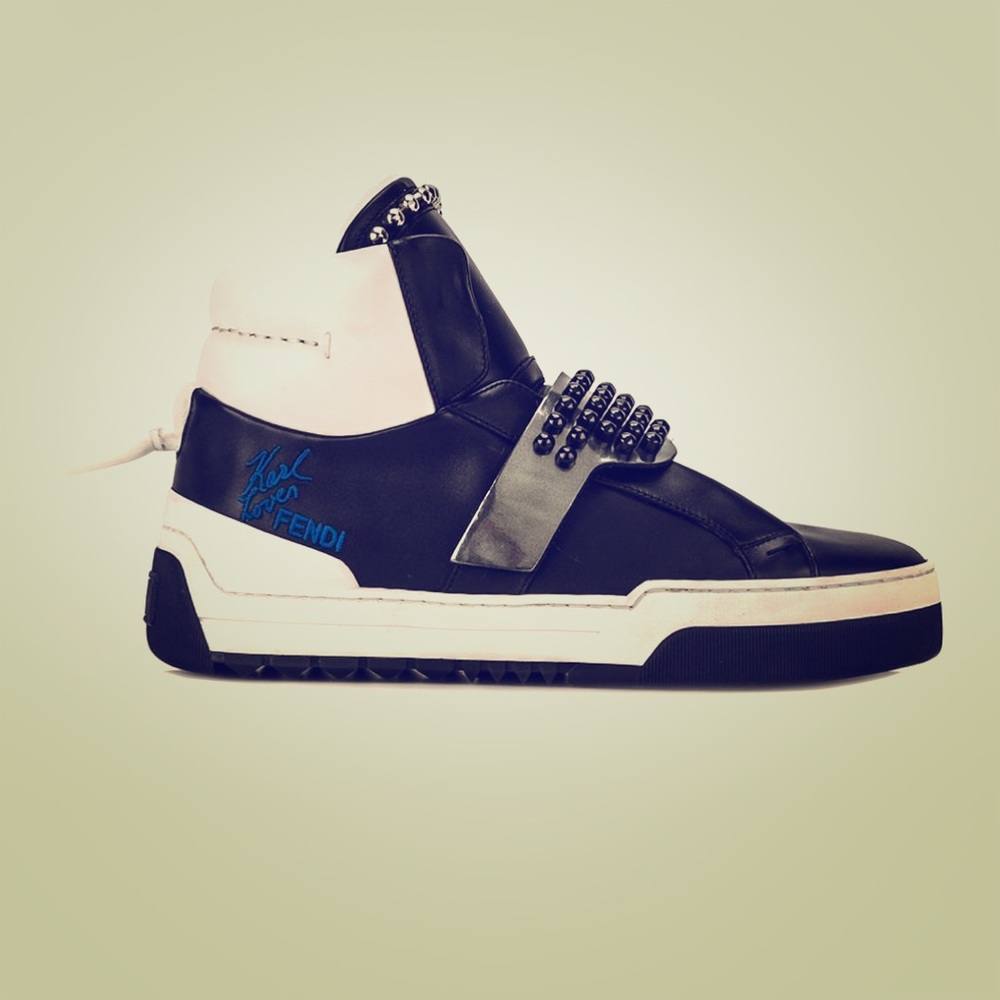 FENDI
'Karlito' hi-top sneakers “Karl Loves FENDI”