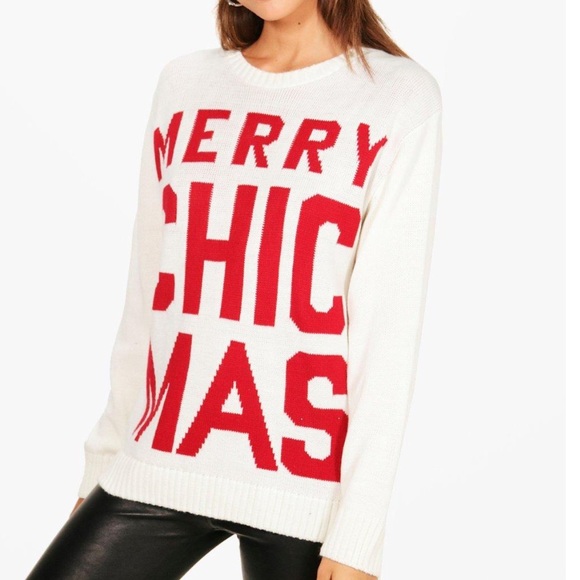 🆕Woman’s Merry CHICMAS SWEATER - Picture 1 of 4
