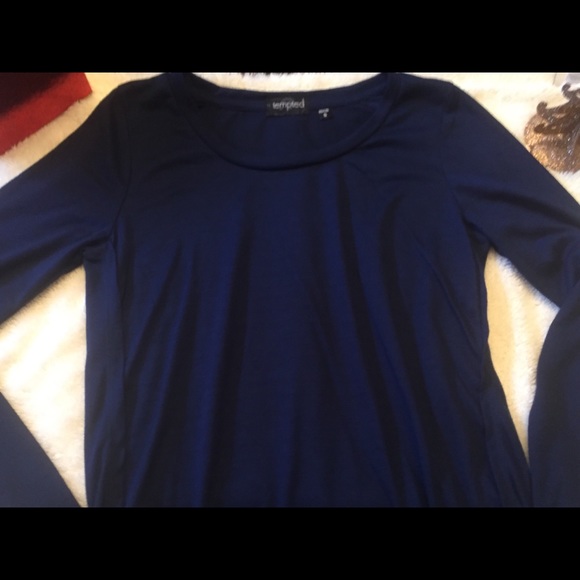 New Hi-Lo long sleeve “Tempted” top-sz small - Picture 2 of 4