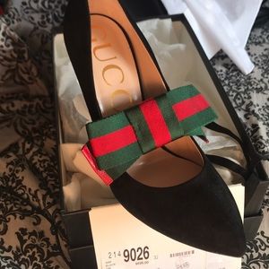 Brand new hot Mary Jane Suede AUTHENTIC GUCCI HEEL