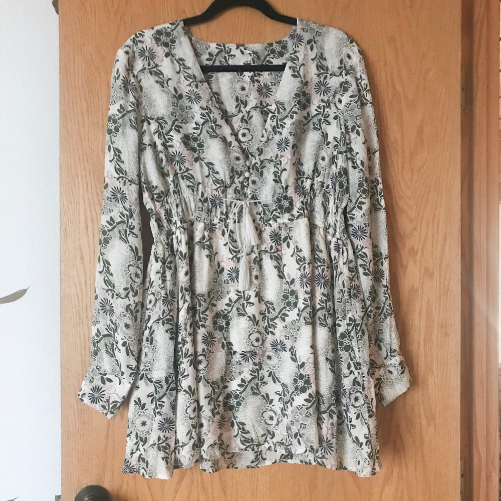 Free People floral mini dress
