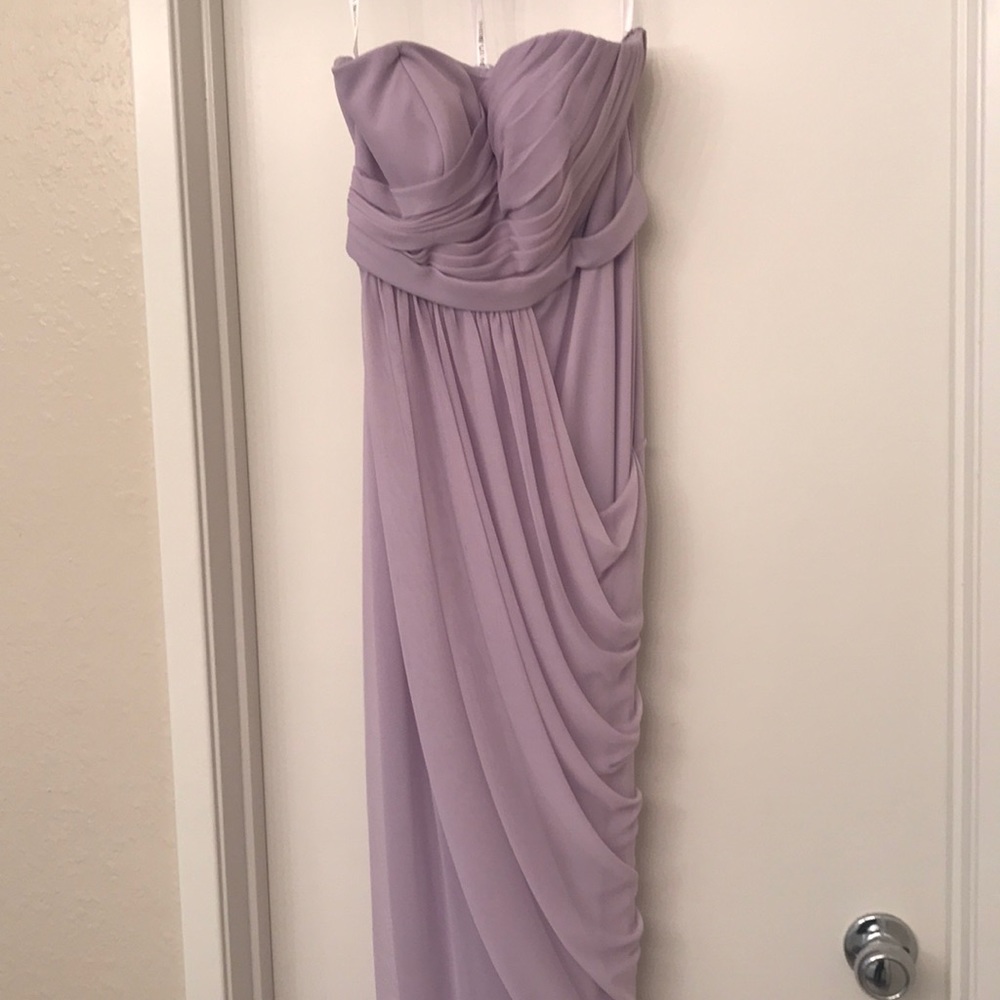 Davids bridal bridesmaids dress (lavender)