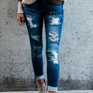 NWT-Ripped Skinny Jeans-size XL