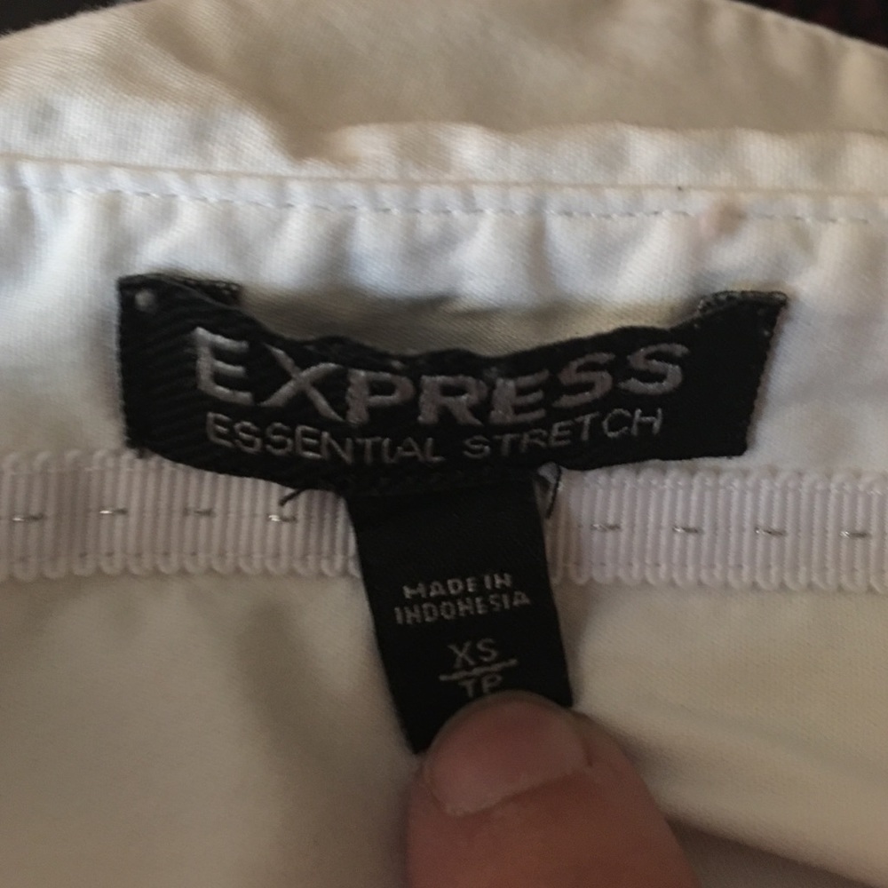 Express Slimming Button-Down Blouse - image 4