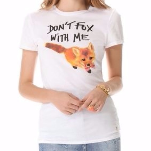 Juicy Couture Tops - NWT Juicy Couture Don't Fox With Me T-Shirt