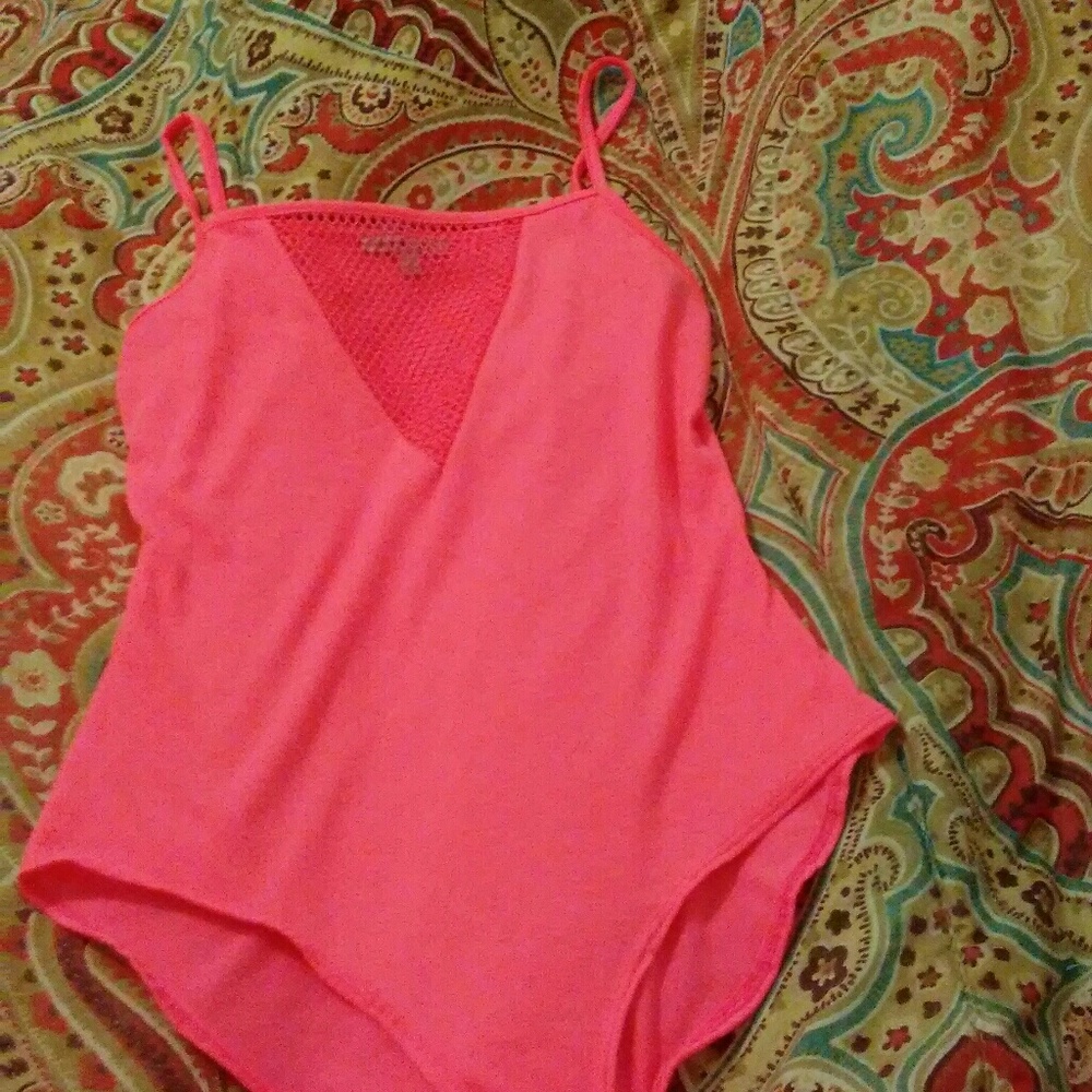 Pink one piece