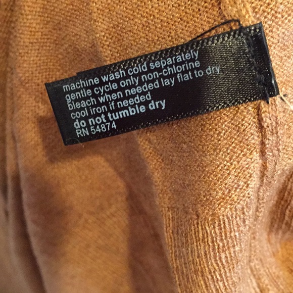 NWT The Limited Heathered Brown V-Neck Sweater - Picture 3 of 5