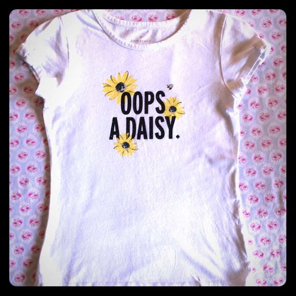 Kate Spade “Oops a Daisy” T-shirt - Picture 1 of 5