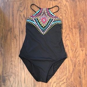 Laundry Shelli Segal Embroidered Swimwear
