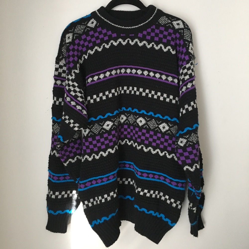 Vintage Cosby 80s 90s sweater Boltz
