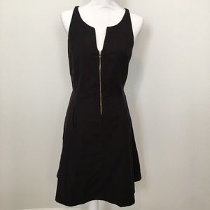 Anthropologie Weston Wear black jacquard dress