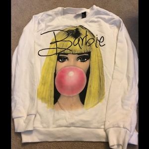 BARBIE sweatshirt size medium