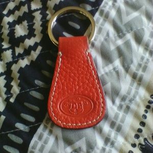 Dooney and Bourke Orange key fob