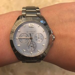 Coach Silver Watch