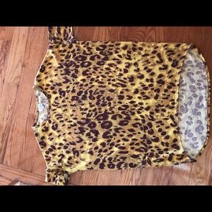 Lularoe Irma cheetah print