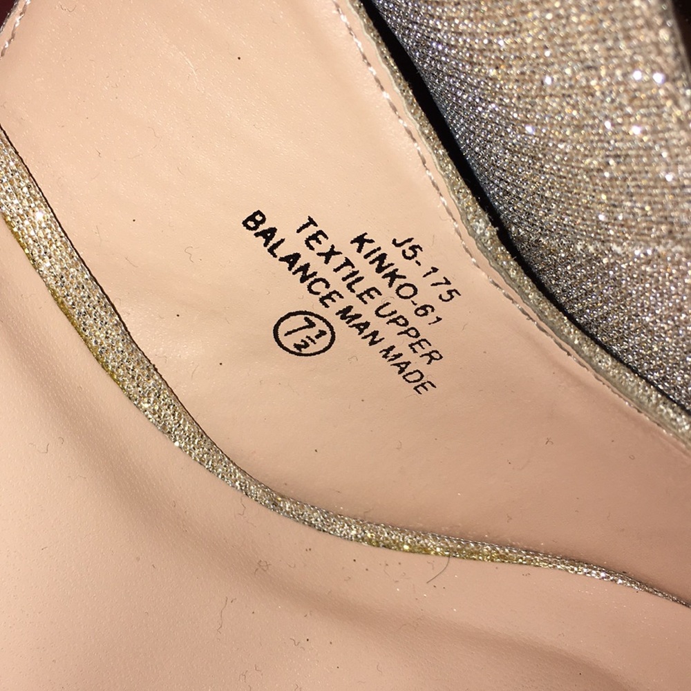 Nude Shimmer Heels - Picture 4 of 5
